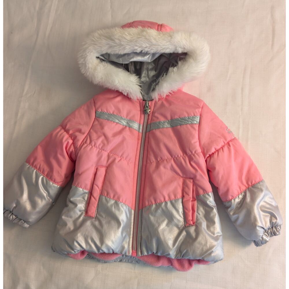 London Fog Pink Winter Jacket Size 24 Months